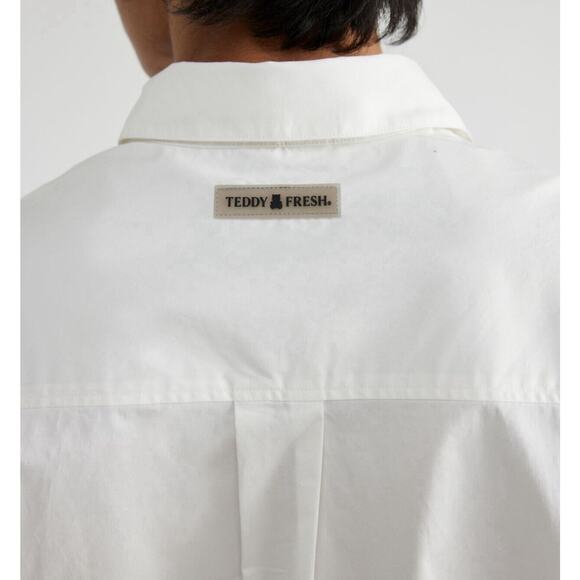 Teddy Fresh Big Bear Multicolor Button Down Shirt Size‎ Small New Demon - Picture 3 of 5